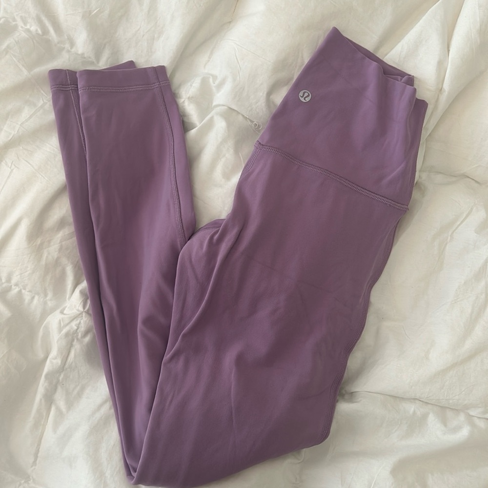 purple lululemon align leggings 28’ size 4 - Picture 1 of 1